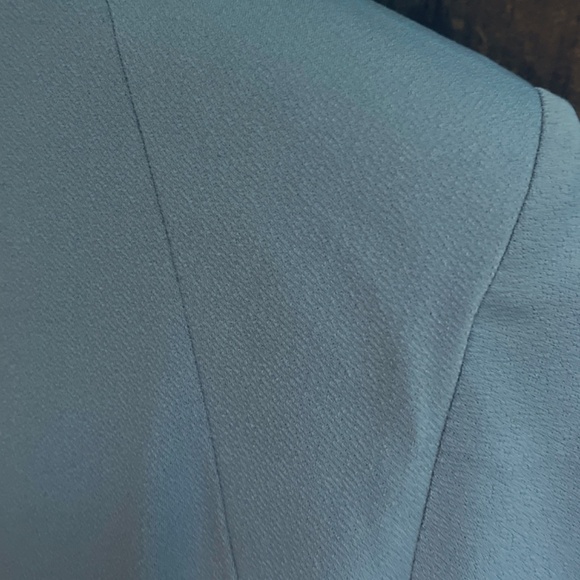 BCBGeneration Gray Open Front Colarless Tuxedo Blazer Jacket Long Sleeves XS - Picture 11 of 11